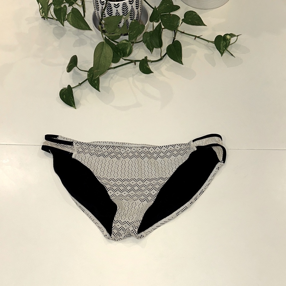 Black and White Bikini Bottom